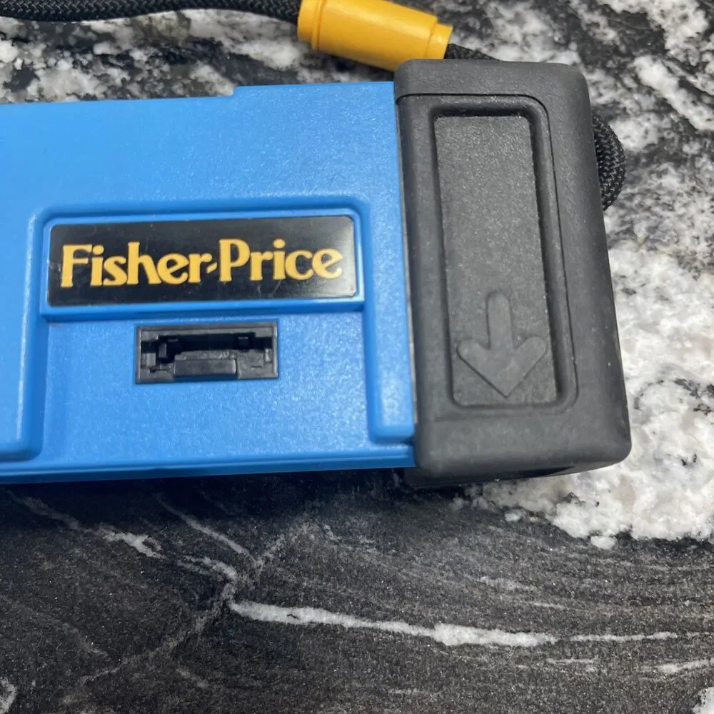 VTG 1984 Fisher Price Kids Kodak Camera Blue Point&Shoot 110 Mechanically Tested